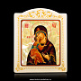 Икона "Владимирская Божия Матерь" с перламутром, фотография 1. Интернет-магазин ЛАВКА ПОДАРКОВ